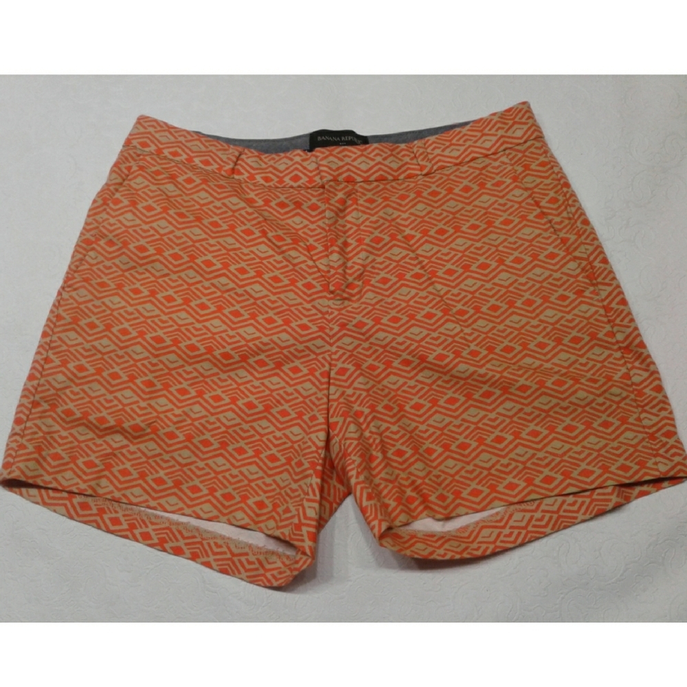 Banana Republic orange shorts size 2